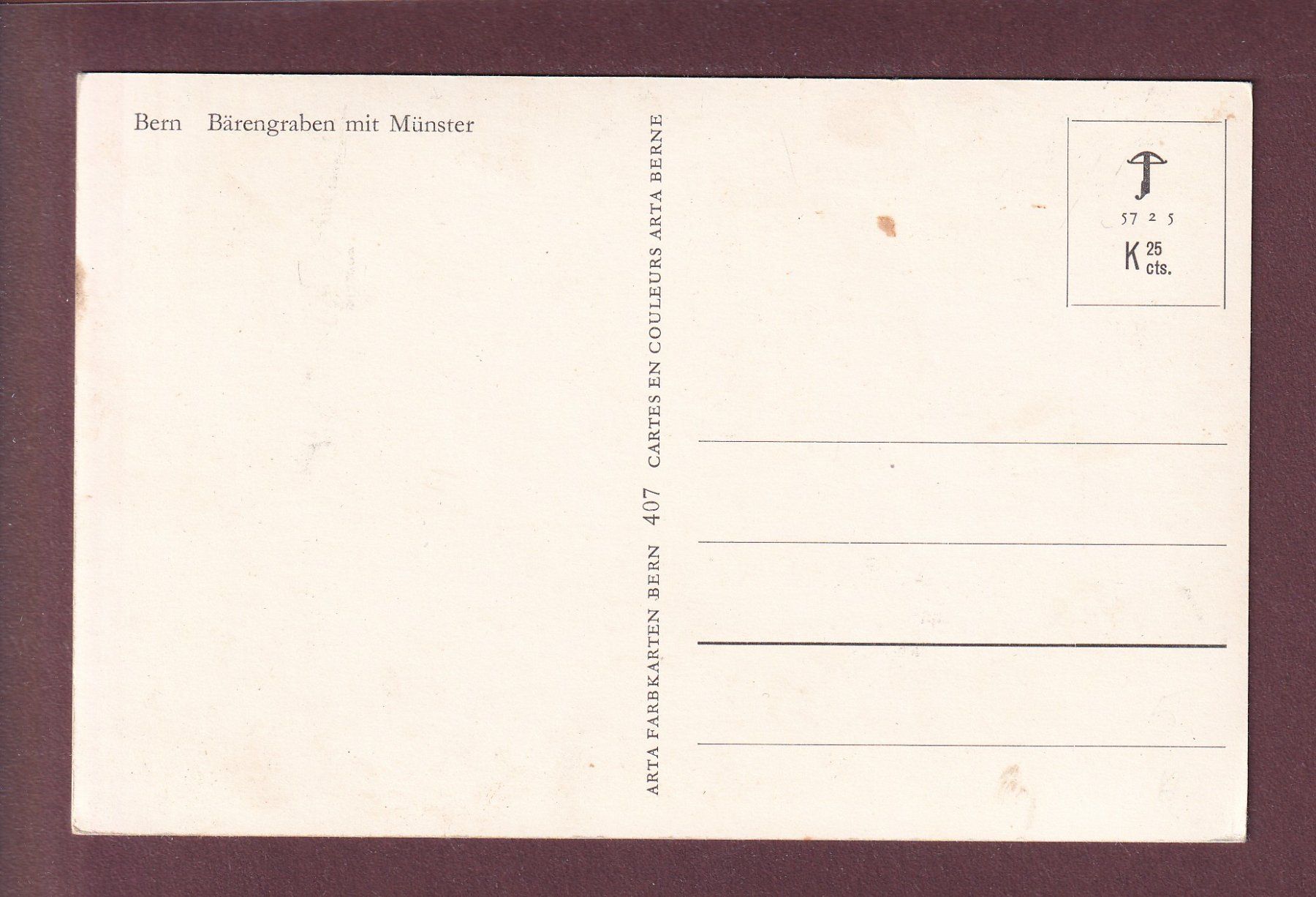 Cartoline postali: BERN - Bärengraben – Usato da Pully venduto da nicecards 1