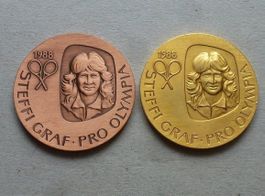2 Med. ++ Steffi Graf Pro Olympia 1988