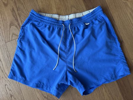 Loro Piana Swim Shorts, Men's XL, Blue