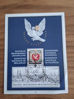 Sonderblock: Nationale Briefmarkenausstellung Basler Taube
