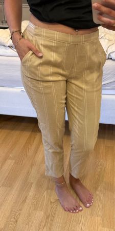 Stoffhose beige / Grösse: M