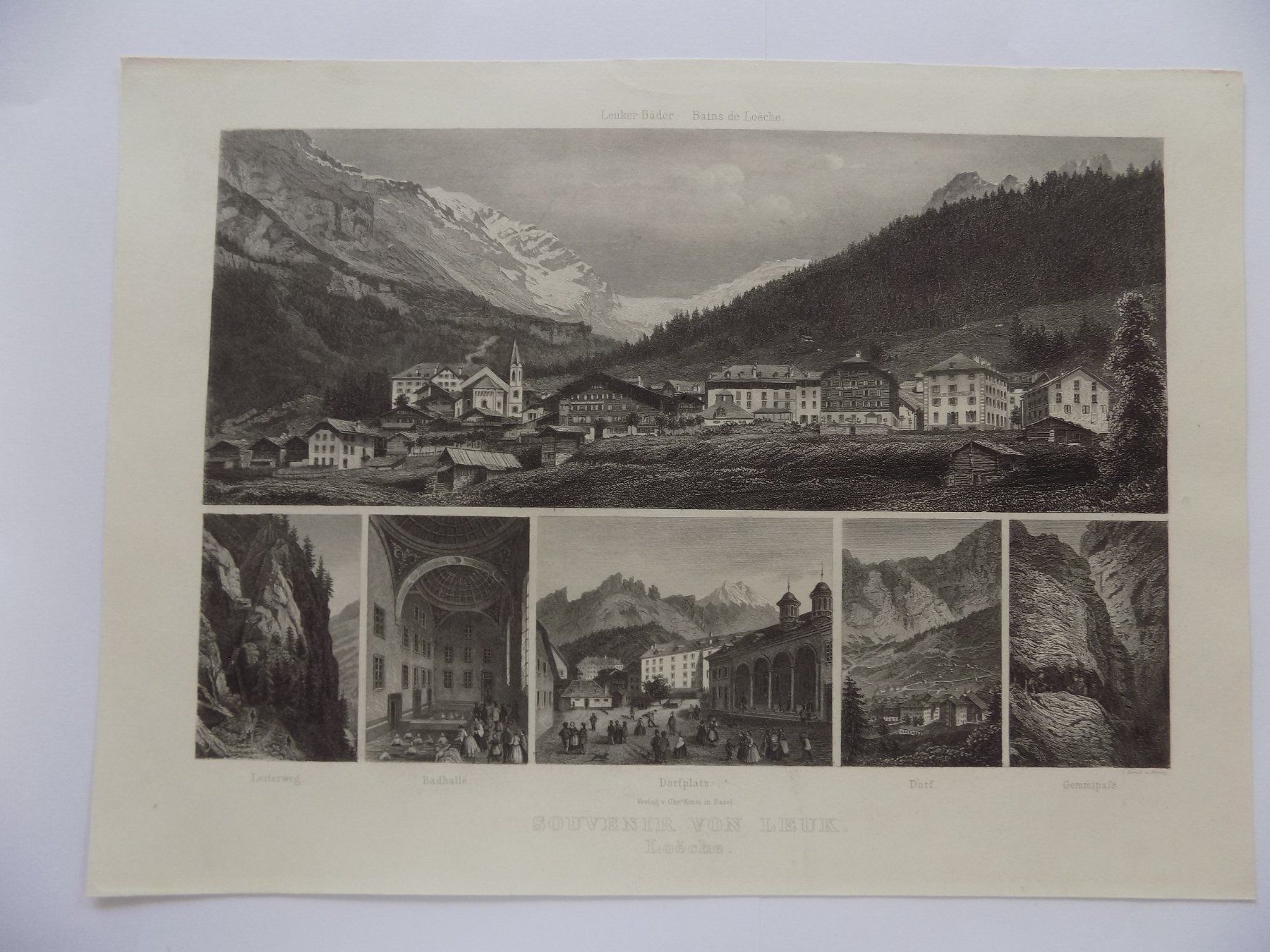 Gravures: Leuk Souvenir – D'occasion à Risch par Rischli15
