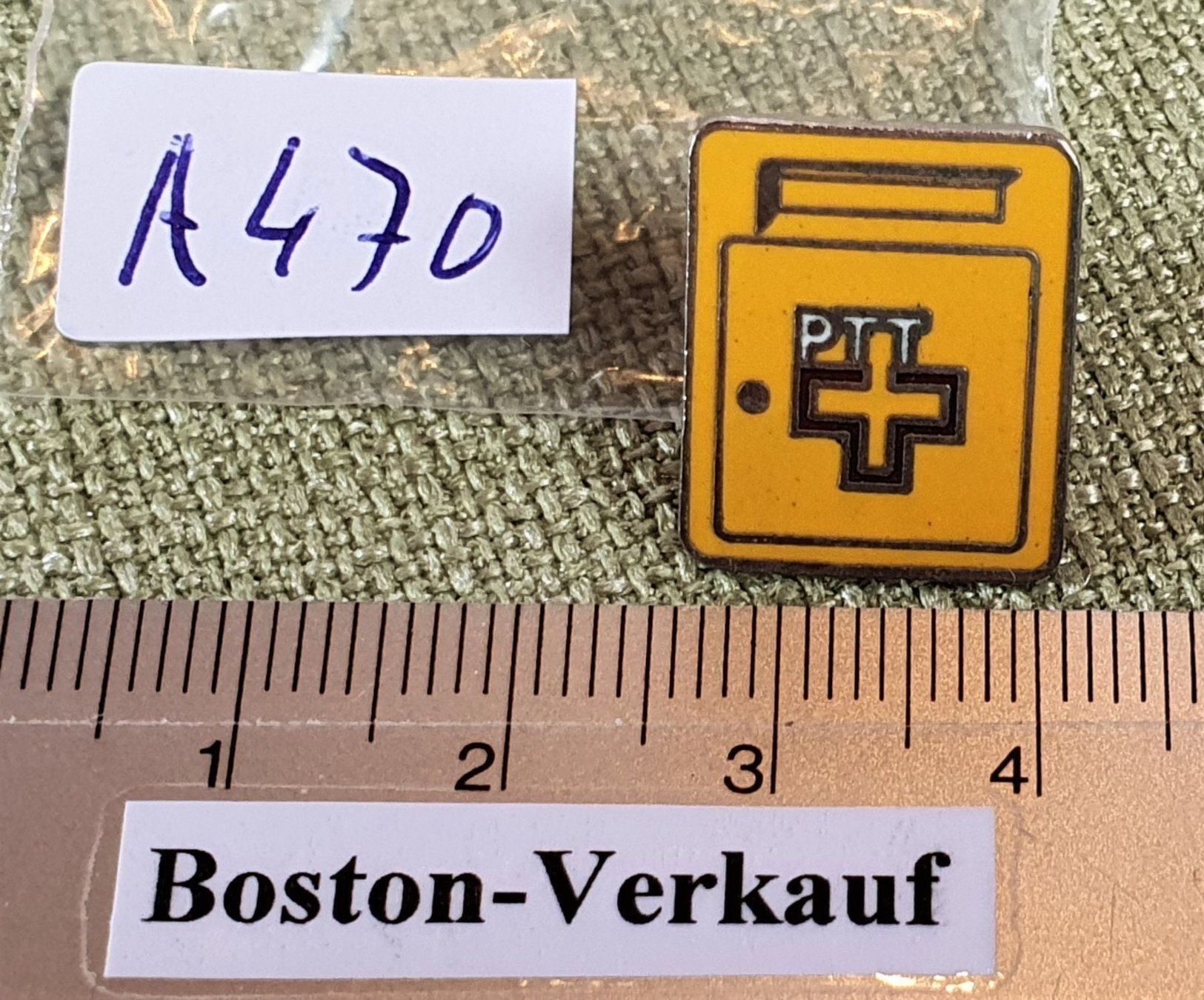 Placchette & Badge: A470 - Pin PTT Briefkasten - Die Post – Usato da Reinach BL venduto da Boston-Verkauf 2
