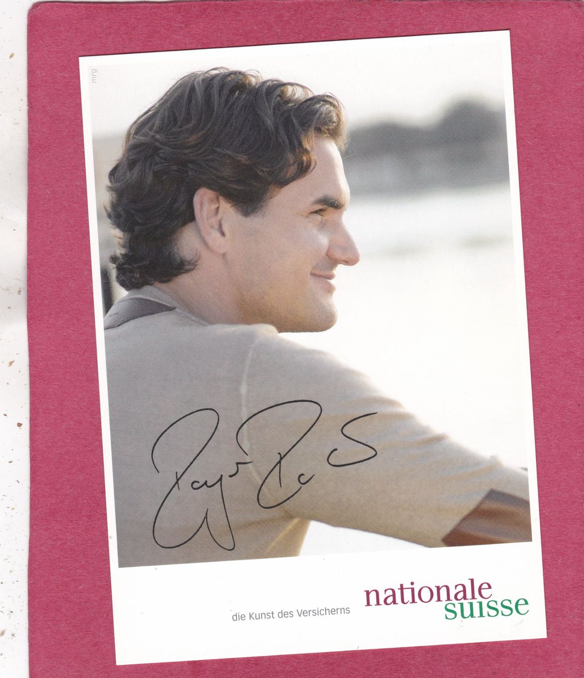 Cartes postales: Werbekarte Nationale Suisse Roger Federer – D'occasion à Herisau par Lisegrat2008