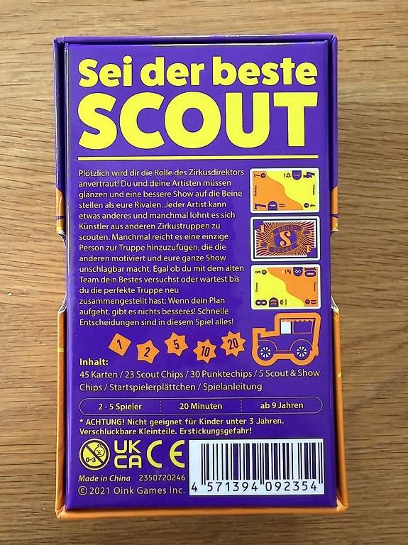 Giochi: SCOUT Kartenspiel Oink Games – Usato da Gümligen venduto da Sally777 1
