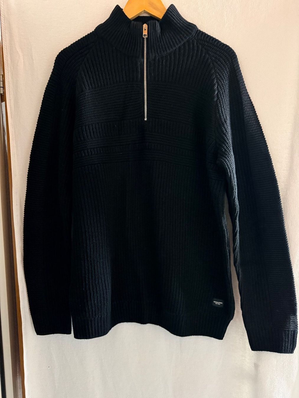 Jack & Jones Pullover & Sweatshirts: JACK & JONES, Strickpullover JJPOWER, Grösse XL, Schwarz – Neu und originalverpackt aus Rudolfstetten von gst_g7xl 2