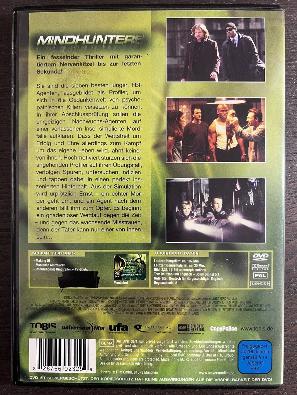 Tutti i DVDs: Mindhunters – Usato da Zürich venduto da FilmFreunde 1