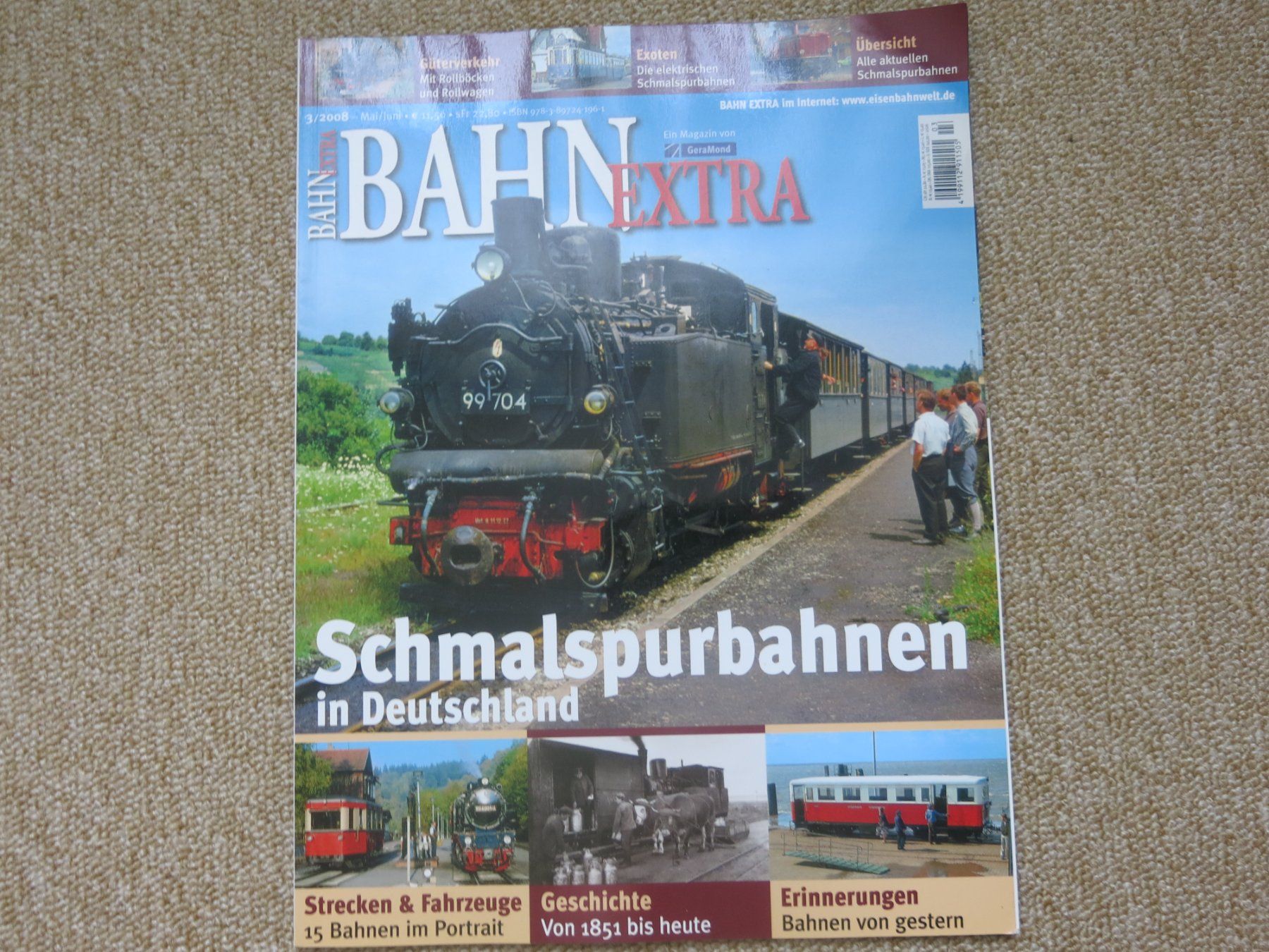 Riviste & Magazine: Bahn EXTRA 3/2008 Schmalspurbahnen Deutschland – Usato da Birsfelden venduto da myshop
