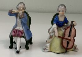 Hoechts Porcelan couple de musiciens