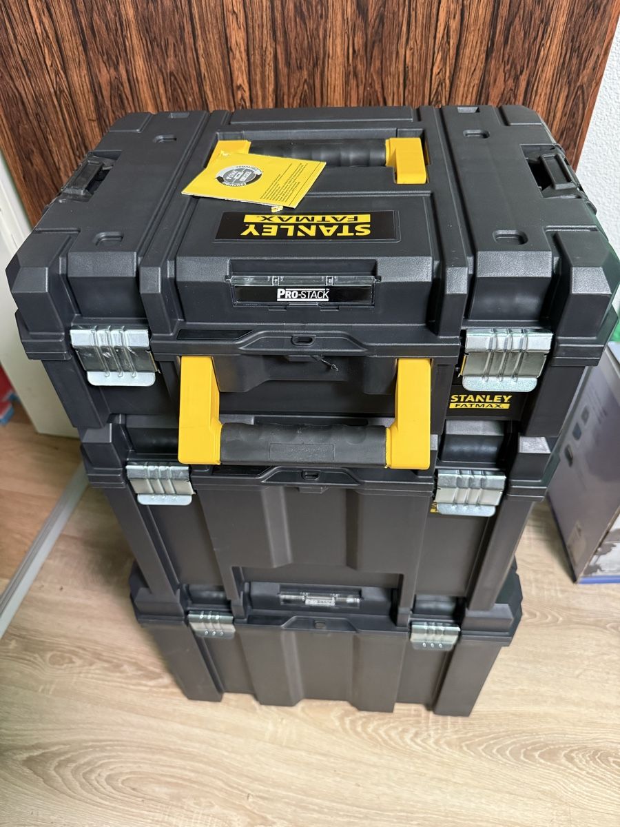 Stanley Alle Werkzeuge: Stanley Fatmax Pro-Stack Werkzeugbox Set neuwertig – Neu (gemäss Beschreibung) aus Aarburg von paw_j6m7 1