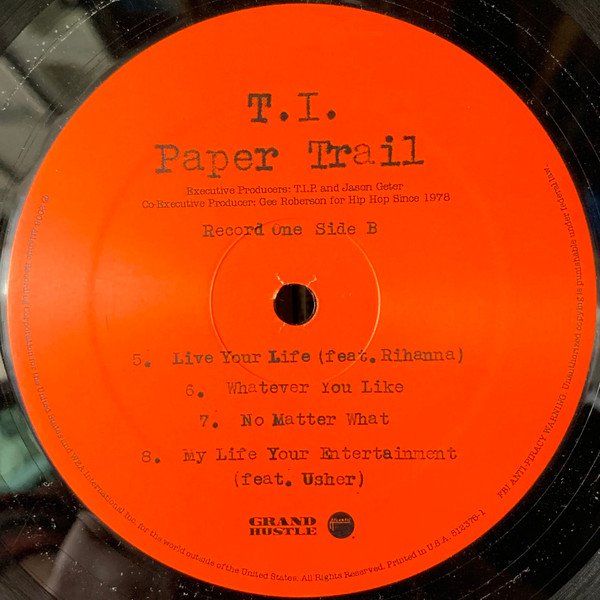 Dischi in vinile: T.I. ‎– Paper Trail (2LP) – Usato da Genève venduto da yoww123 4