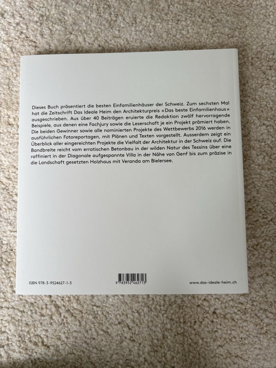 Libri: Das beste Einfamilienhaus guter Zustand – Usato da Kriens venduto da aloha19 2