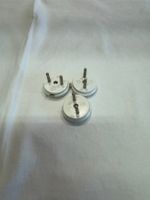 Lot de 3 fiches électriques mâles suisses, type 12, 10A 606)