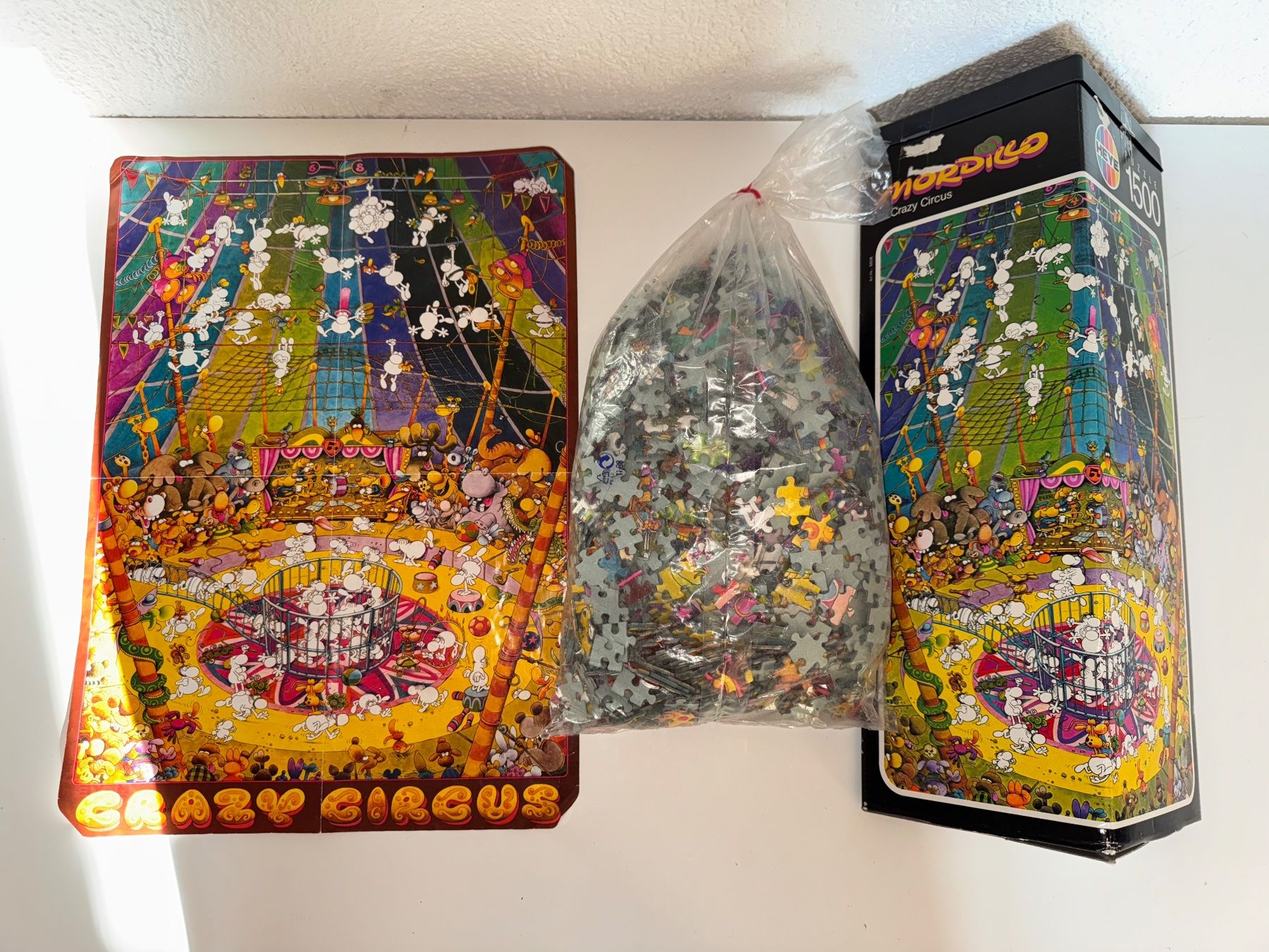 Heye Puzzle: Heye Mordillo Crazy Circus 1500 Teile 1981 – Usato da Grosswangen venduto da Second_hand_paradise 5