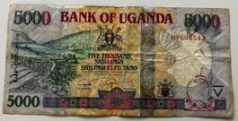 Uganda 5000 Shillings 2009