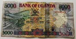 Uganda 5000 Shillings 2009