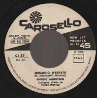 7 " ALBERTAZZI GIORGIO / AGUAVIVA MIRAGGIO D'ESTATE / POETAS