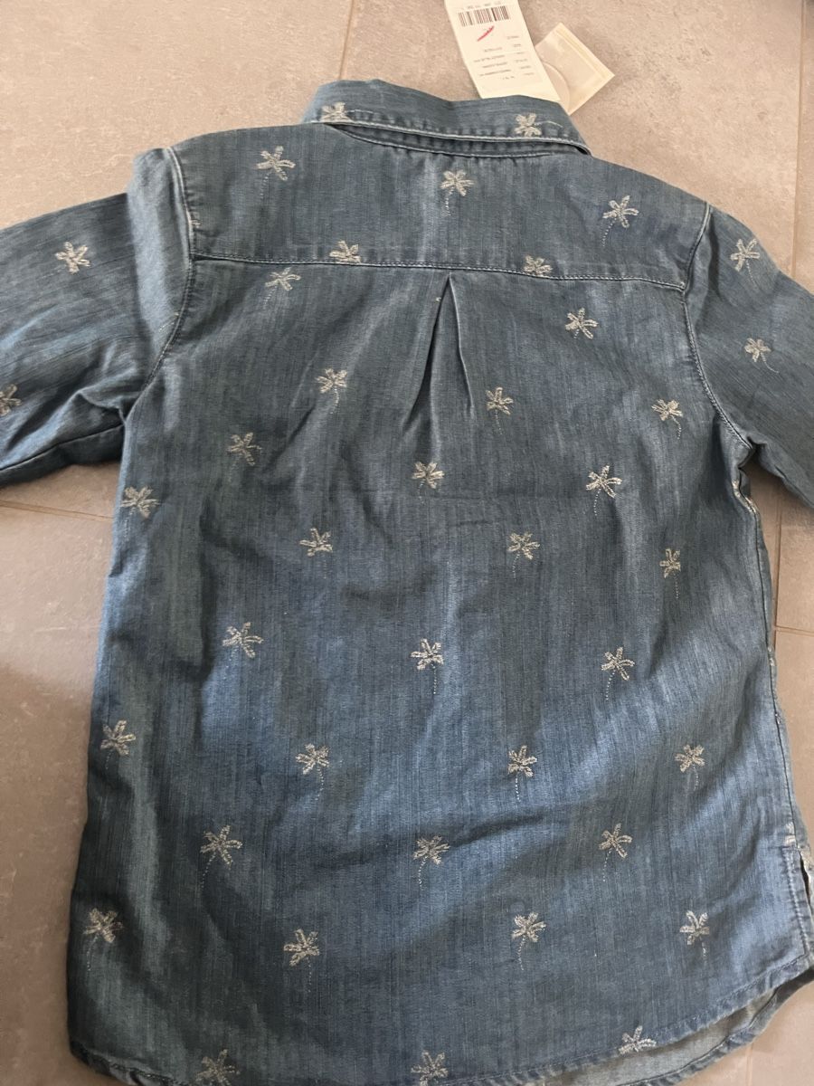 Camicie, T-shirt & Polo: Coole Jeanshemd mit Libellenmuster, Gr.116, neuwertig – Nuovo e nell'imballaggio originale da Lachen SZ venduto da edi_ty2n 3