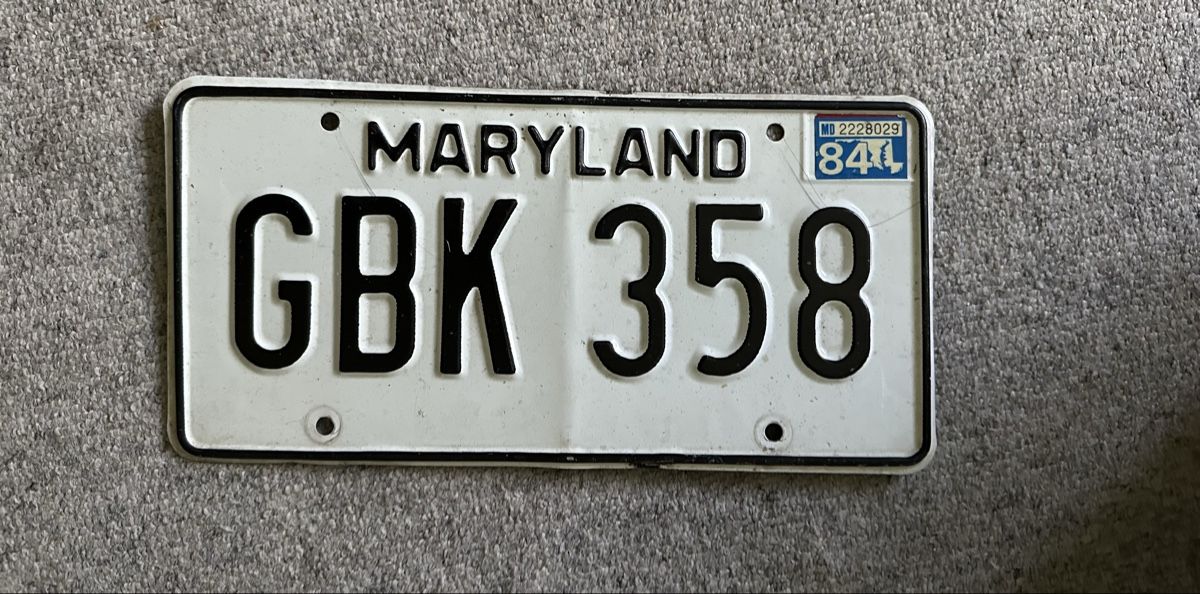 Insegne: USA Nummernschild Maryland  – Usato da zürich venduto da PatCat02