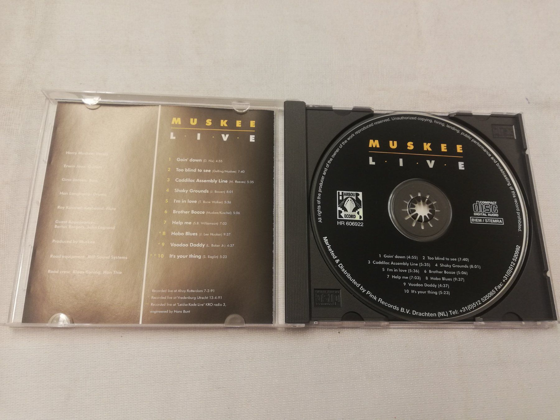CD: MUSKEE - LIVE – Usato da Bern venduto da Vinylsound.ch 2