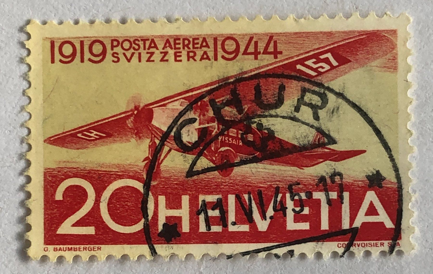 Tutti i francobolli: Nr.F 38 mit Stempel Chur – Usato da Aarau venduto da Billa007