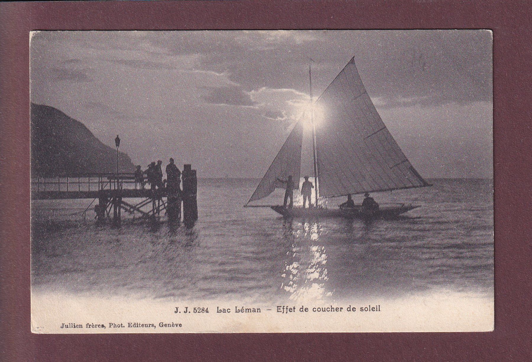 Cartoline postali: LAC LEMAN - Voilier – Usato da Pully venduto da nicecards