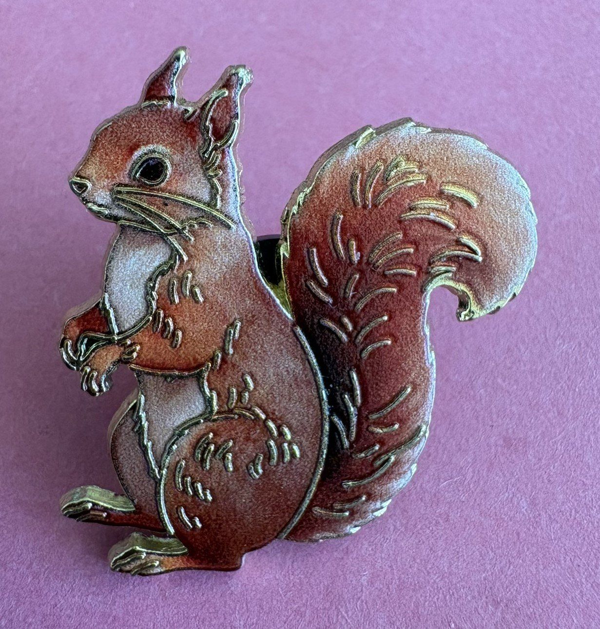 Placchette & Badge: PIn  Eichhörnchen rot gold neu – Nuovo (secondo la descrizione) da Basel venduto da adl_6y8g