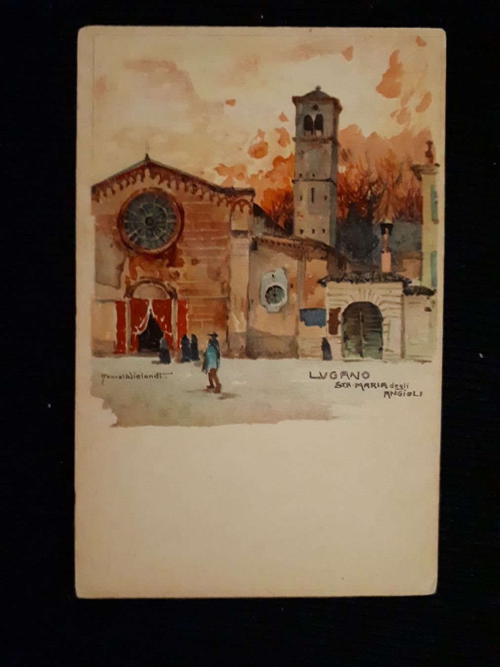 Cartes postales: LUGANO - LITOGRAFIA – D'occasion à Ponto Valentino par giorgia06