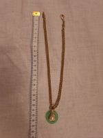 Halskette mit Anhänger Goldfarben Länge 25 cm