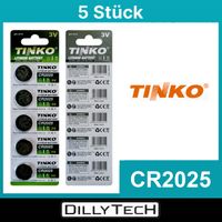 TINKO CR2025 Knopfzellenbatterie - 5 Stk.
