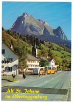 AK Alt Sankt Johann mit Postauto 1989