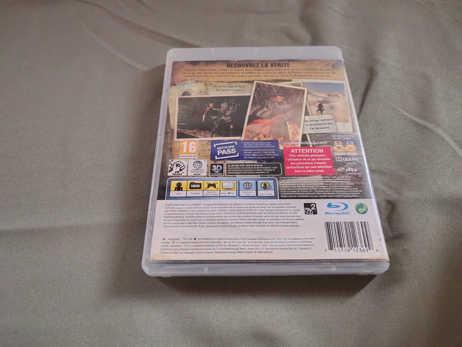 Sony Spiele: Jeu PS3 Uncharted 3: L'Illusion de Drake – Gebraucht aus Saxon von dan_drn5 3