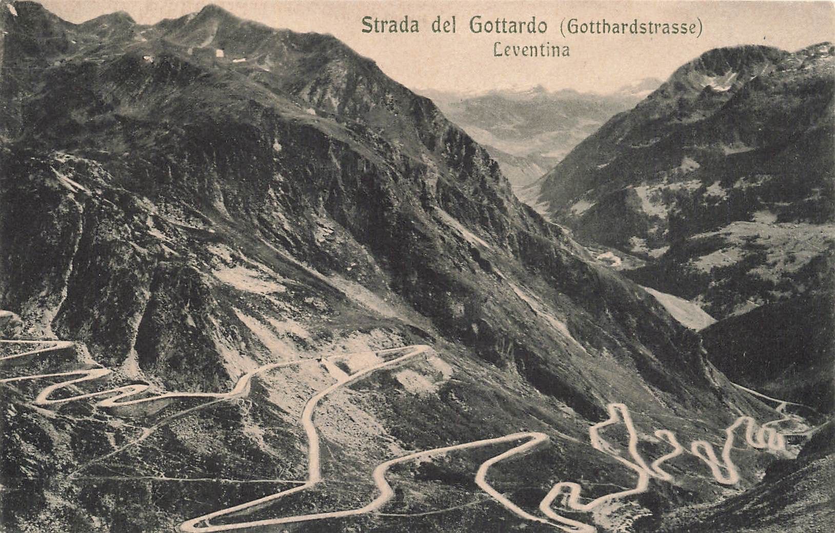 Cartoline postali: Strada Gottardo Leventina Gotthardstrasse – Usato da Biasca venduto da Blenio71