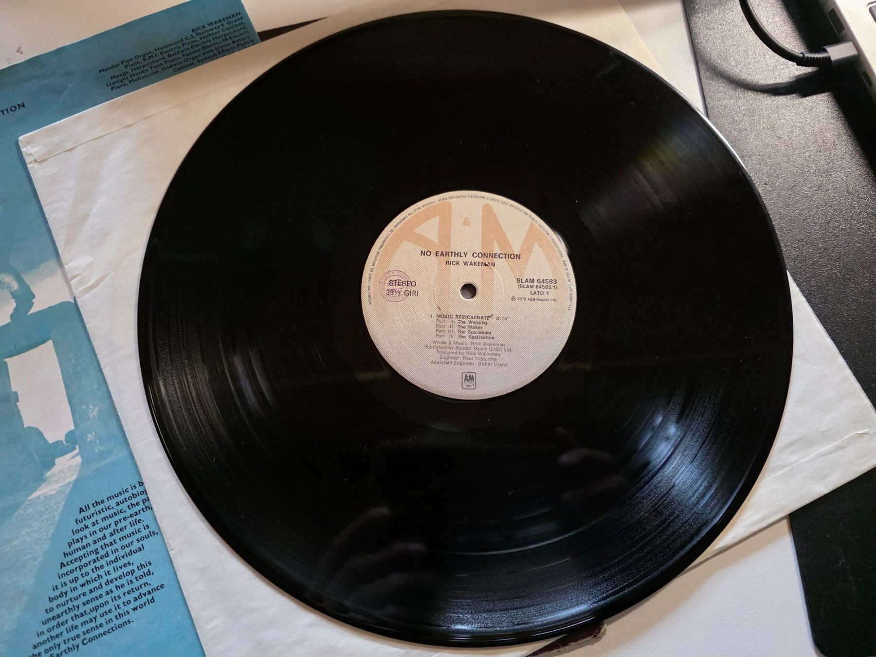 Dischi in vinile: Vinyl LP: Rick Wakeman - No earthly Connection – Usato da Walterswil BE venduto da Lonitti 7