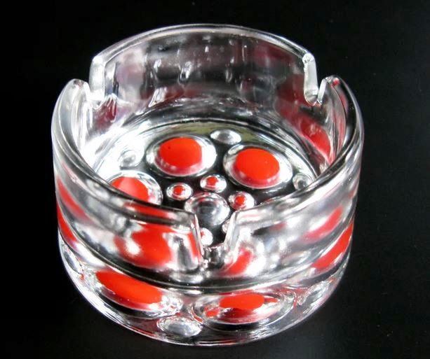 Aschenbecher: Aschenbecher, Pop Op ArtGlas - Walther Glas Design - – Neu (gemäss Beschreibung) aus Zürich von 1-2-3-Verkauft