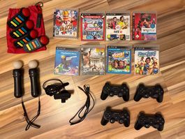 PS3 mit viel Zubehör (guter, einwandfreier Zustand)