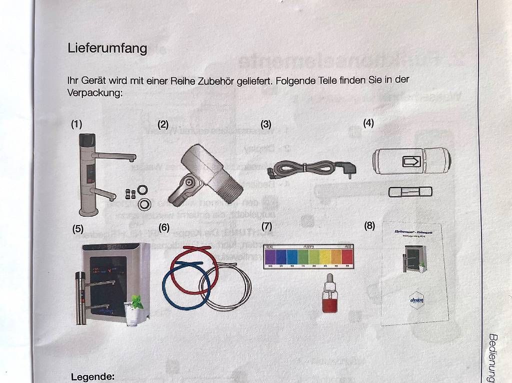 Sanitari: Elysion Wasserionisierer Einbaugerät – Usato da Bünzen venduto da mir_nx9w 1