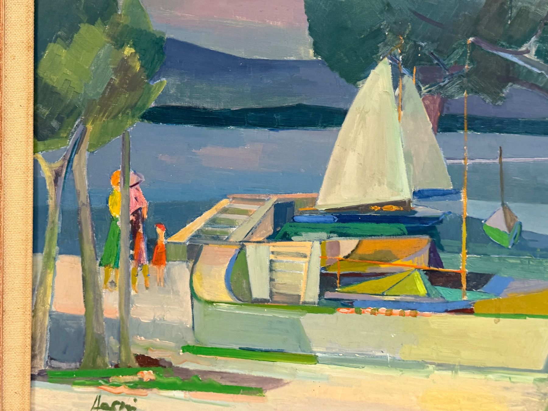Dipinti: WERNER AERNI (1907–1992) ÖlGemälde – Usato da Basel venduto da PAUL_ART 2