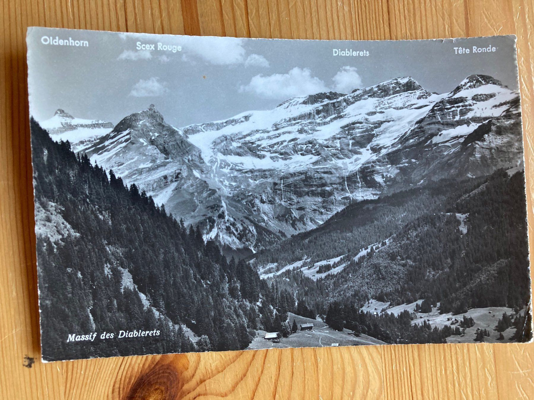 Cartoline postali: Massif des Diablerets - AK 1963 – Usato da Oberuzwil venduto da Henri09