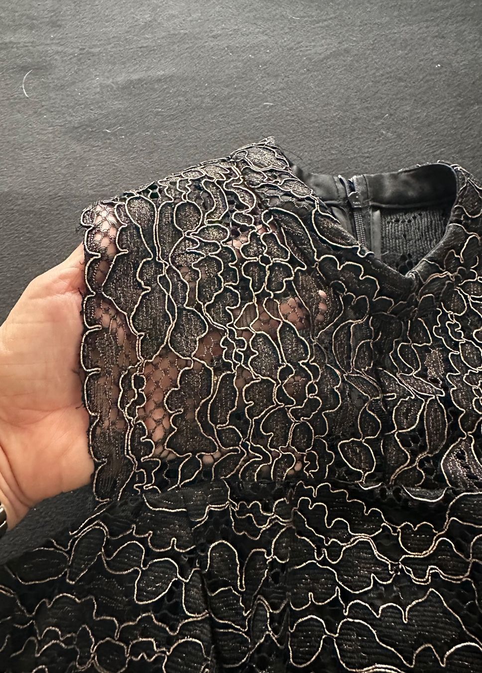 Esprit Vestiti: Schickes, schwarzes Spitzenkleid – Usato da Zug venduto da Angelina_65 2