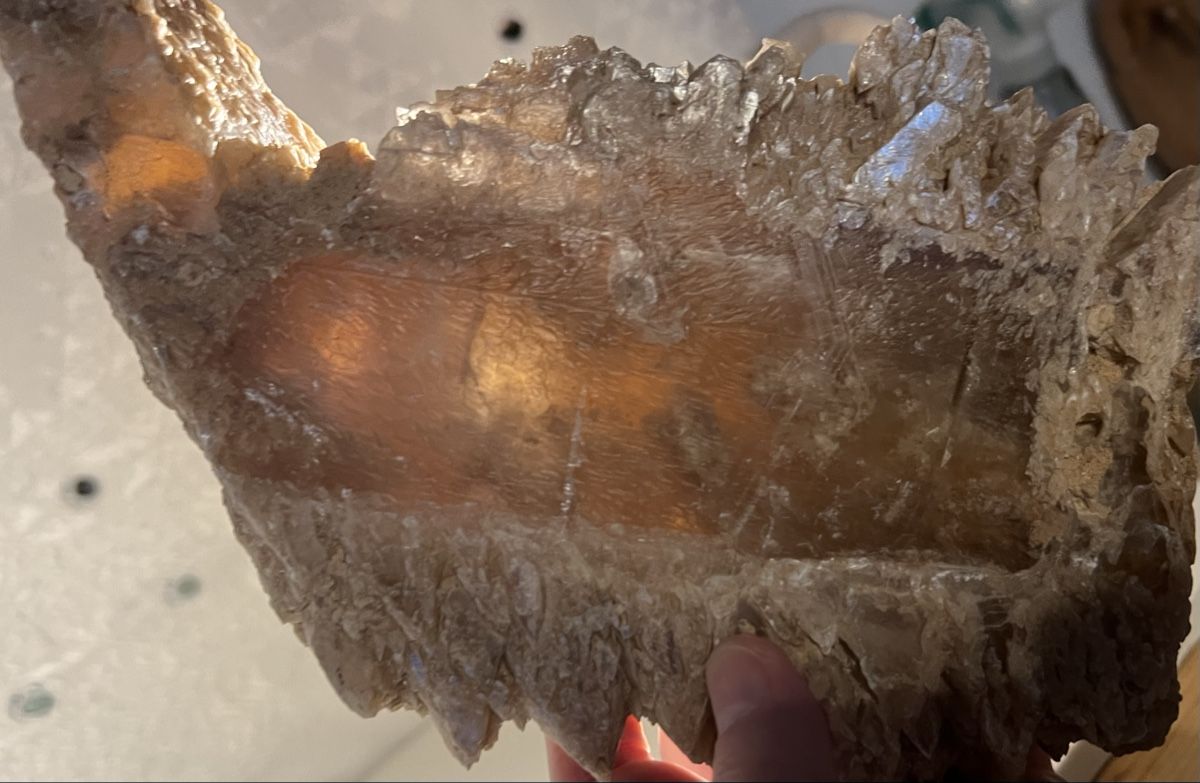 Minerali & Pietre curative: Grand Spécimen de Gypse Fer de Lance Collection Curiosité – Usato da Genève venduto da DELIRBEADS 6