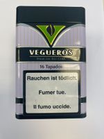 Zigarren Kiste (Leer) Aus Metal Vegueros
