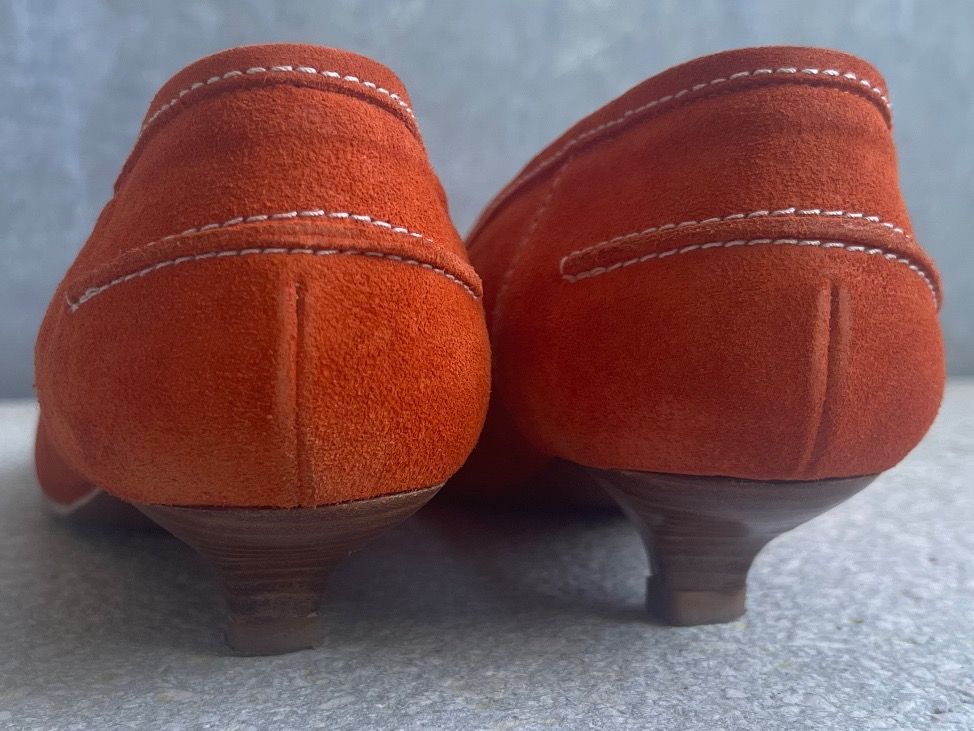 Damenschuhe: Frida Pumps Leder Orange Gr. 37 – Neu (gemäss Beschreibung) aus Brütten von Rod816 1