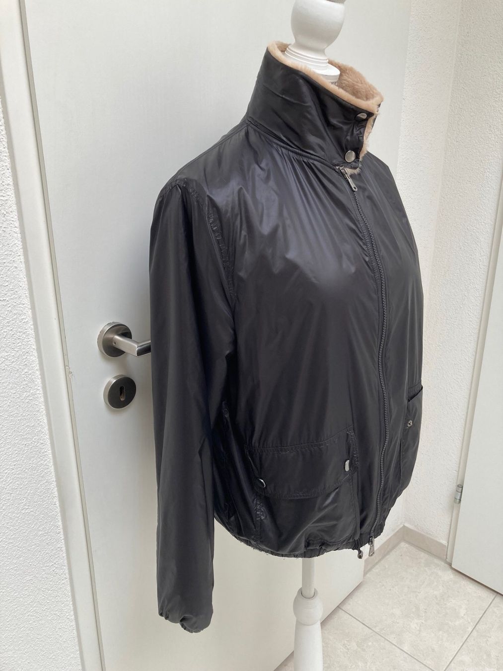 Jacken: Lumber Jacke Gr. 38 schwarz, Margittes – Neu (gemäss Beschreibung) aus Glattpark (Opfikon) von Pangie