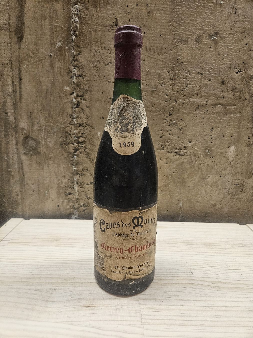 Vino: Gevrey-Chambertin 1959 Caves des Moines – Nuovo (secondo la descrizione) da Zofingen venduto da wou_svv7