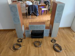 Teufel M 520 5.1 Soundsystem inkl. ONKYO TX-NR646 Reciever
