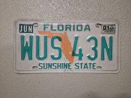 US-Kontrollschild Florida