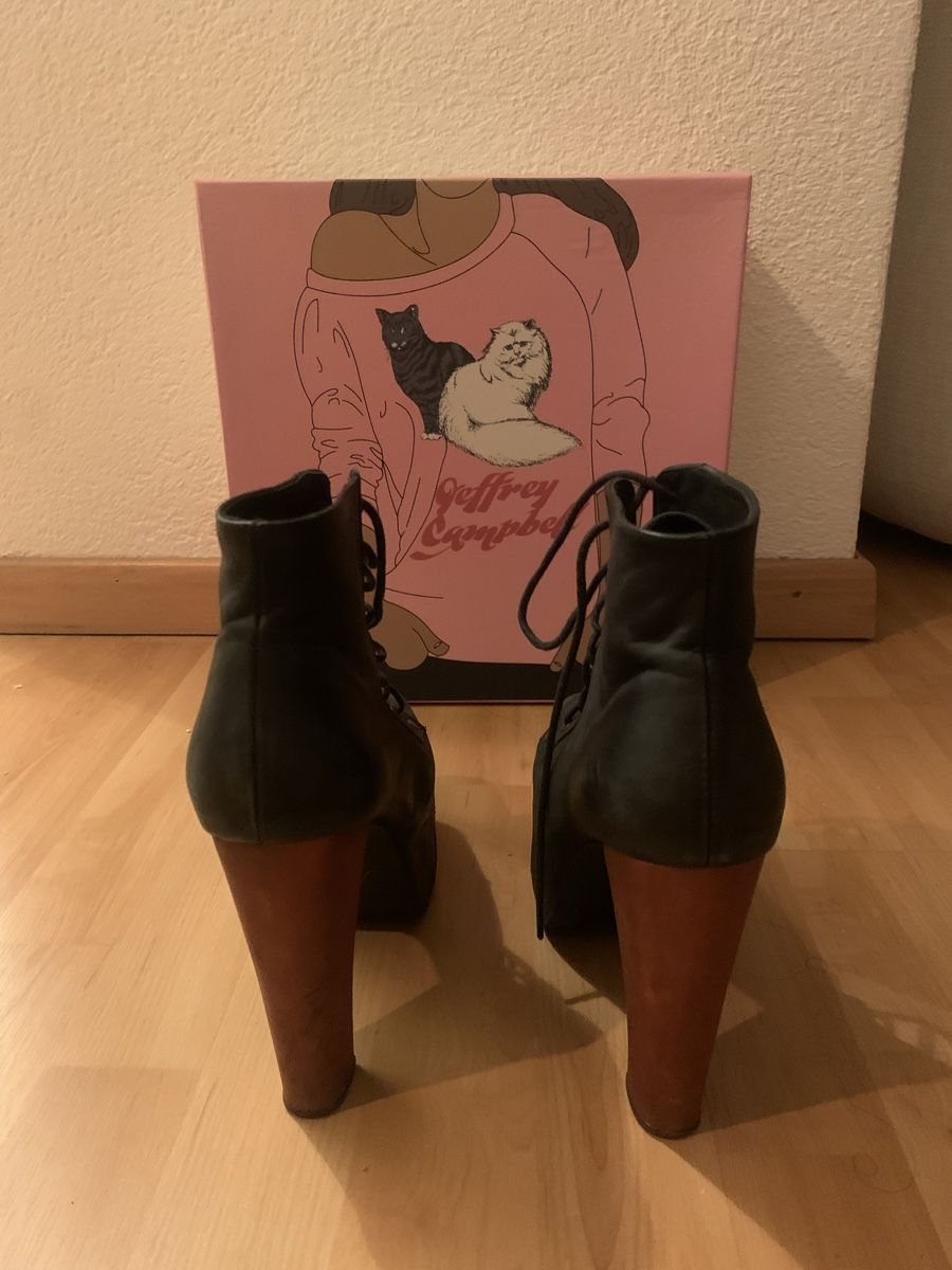 Scarpe da donna: Jeffrey Campbell - Schnürstiefelette - Schwarz – Usato da Zürich venduto da aleaalea 3