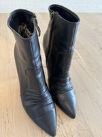 Elegante, schwarze Damenstiefeletten, Gr. 37