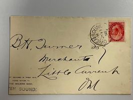 1898 CANADA Good QV Cover with Queen Stamp